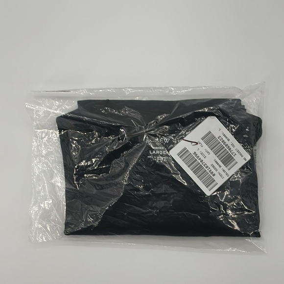 J Crew Factory Cotton washed jersey tee in Black size Large NWT 53362 - Picture 9 of 10